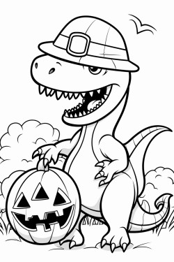 halloween dinosaur