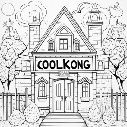 a poster on a wall in a building that says welcome back again