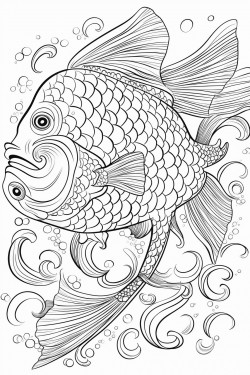 fish swimming in the sea