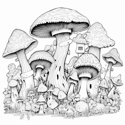 mushroom forest