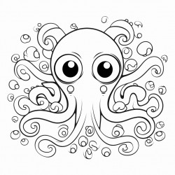 octopus with many eyes