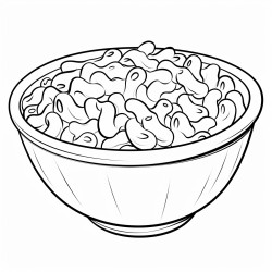 a bowl of macaroni and cheese