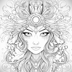 design a series of intricate and captivating coloring book illustrations
