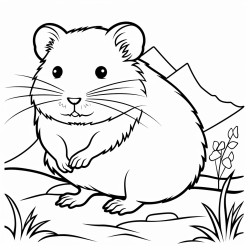 a cute icelandic vole