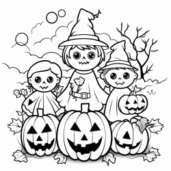 halloween coloring book