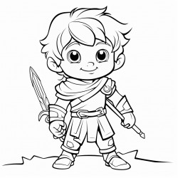 picture of a brave kid