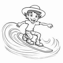 cowboy surfing