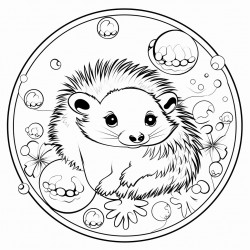 pagina da colorare animali marini