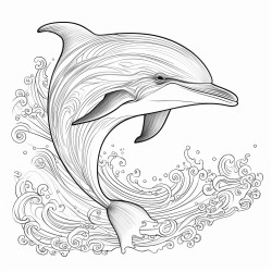 dolphin in ocean