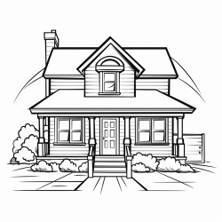 house with a wheelchair ramp