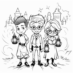 creepy old kids with powers