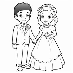 interracial couple getting married