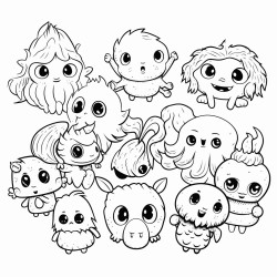 Moustros tiernos bonitos
