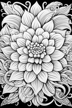 a mesmerizing mandala intricate geometric patterns forming delicate floral shapes at the center