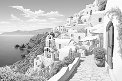 santorini photo