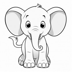 elephant with big ears