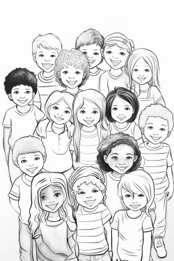 a cute class photo of 8 boys and 15 girls aged 5 yrs old