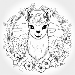 happy llama