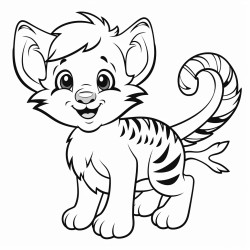 tiger with wings and beak