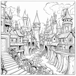 a fire kingdoms village