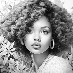 black woman and wellness