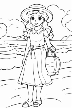 girl of the beach