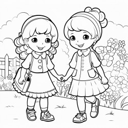 colouring pages for girls