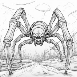 giant spider breakdancing