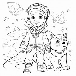 un coloriage avec un code couleur avec le mot mikail