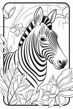 colorable animal drawings