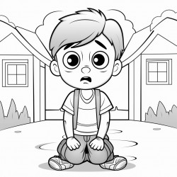 create 10 coloring pages addressing bulling