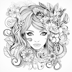 abstrakcyjne ksztaty na bazie koa z napisem mio jest z boga na rodku