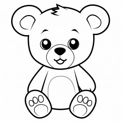a cute teddy bear