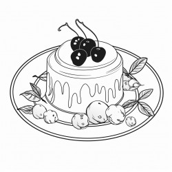 panna cotta dessert