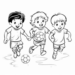kids play handball