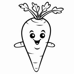 1 carrot clipart