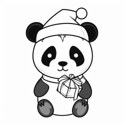 Christmas panda