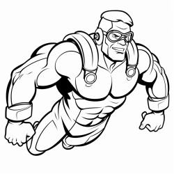 buff guy scuba diving