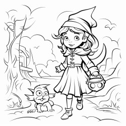 little girl gets kidnapped by evil witch