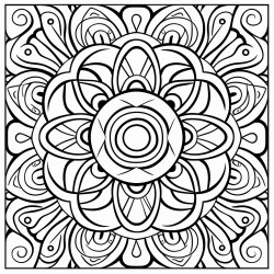 calming mandela pattern