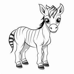 cute baby quagga