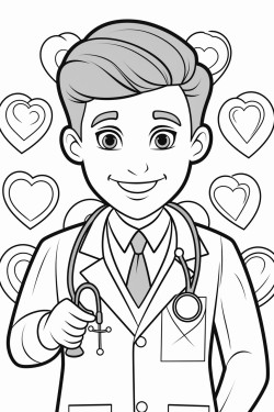 the word doctors with hearts