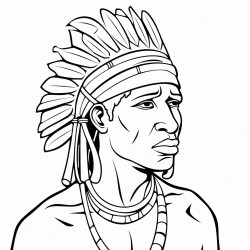 confused native african man