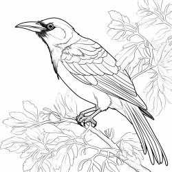 leafy tree tui birds singing
