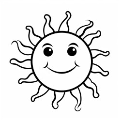 the sun simplest shape possible