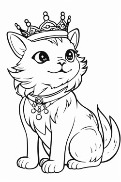 persian cat wearing a tiara sitting on the back of a velociraptor