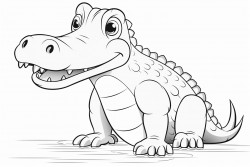 cute alligator
