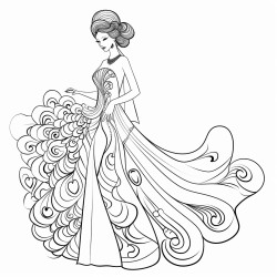 fashion designer peacock