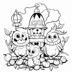 espantapjaros en un maizal con temtica de halloween