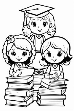 back to school coloring page